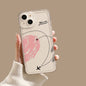 Aircraft Love Heart Couple iPhone Case
