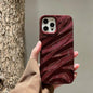 RuffleWave Satin iPhone Case