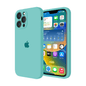 iPhone Camera Protection Silicone Case (Ice Sea Blue)